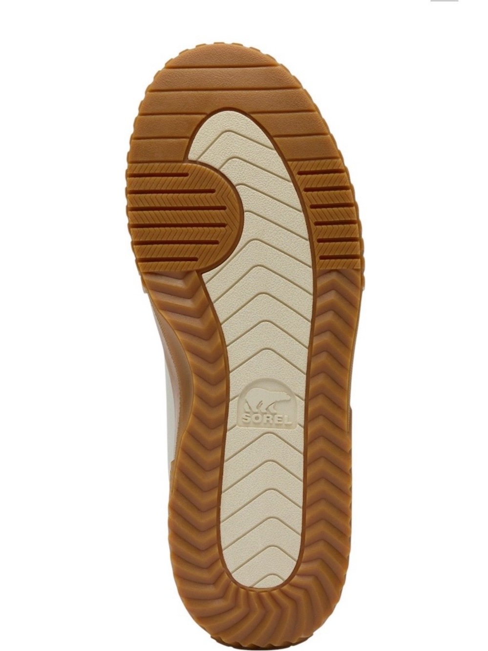 SOREL Women’s ONA Ave Low Sneakers Cream Leather Platform Gum Sole Size 11 - Picture 13 of 16